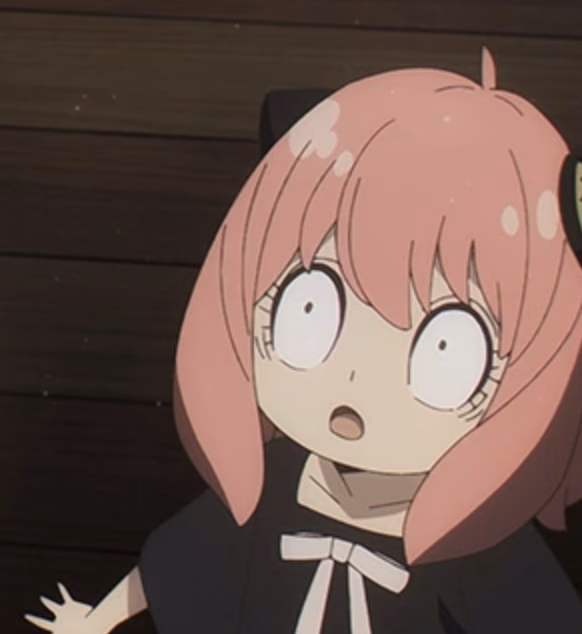 spy x anya exaggerated reaction