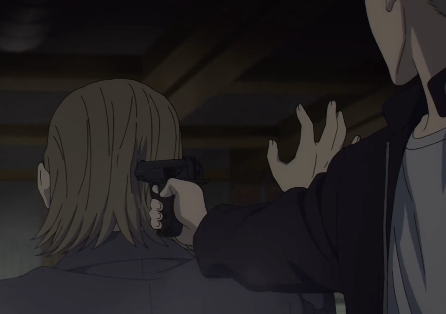 spy x face threat scene